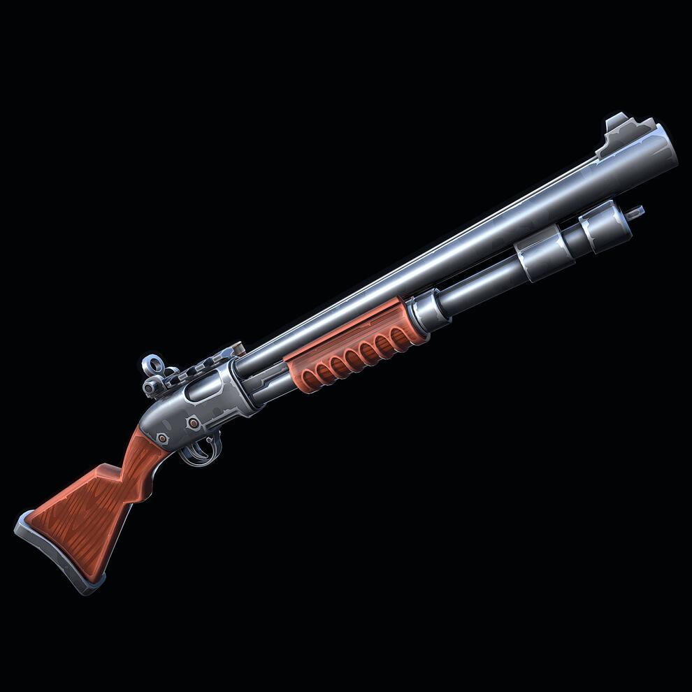 Stylized Pump Shotgun