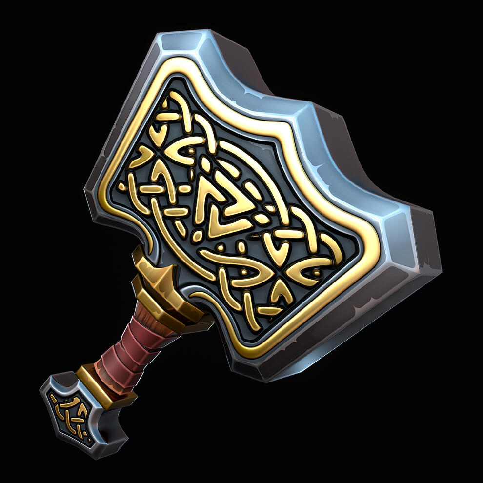 Stylized Mjolnir