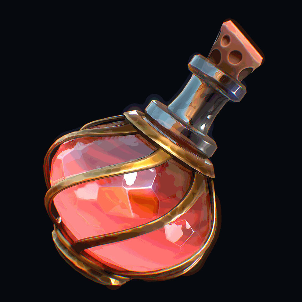 Stylized Health Potion