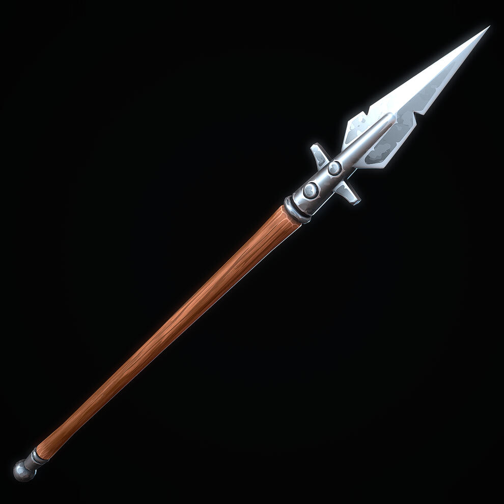 Stylized Medieval Spear Stylized Medieval Spear