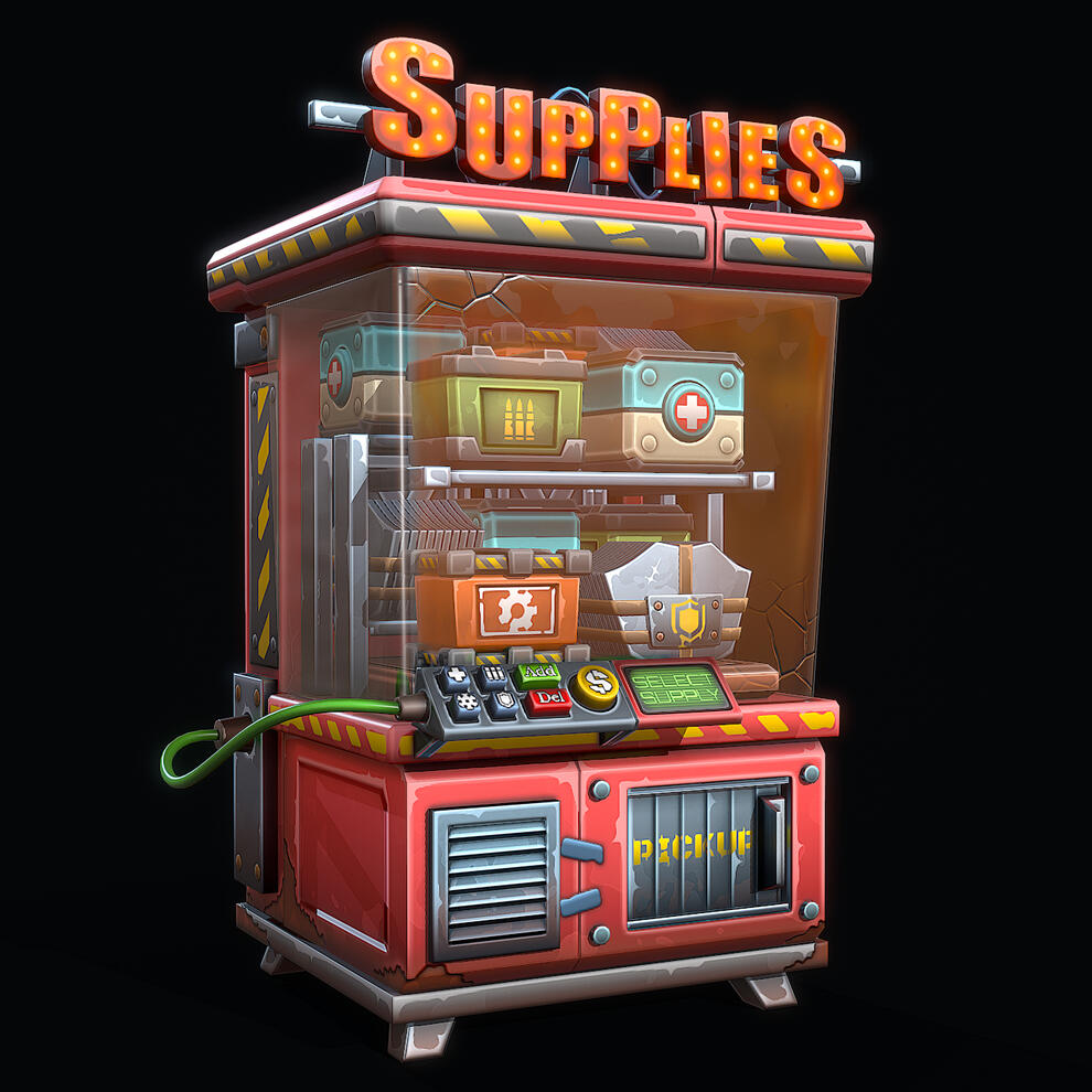 Stylized Supply Machine