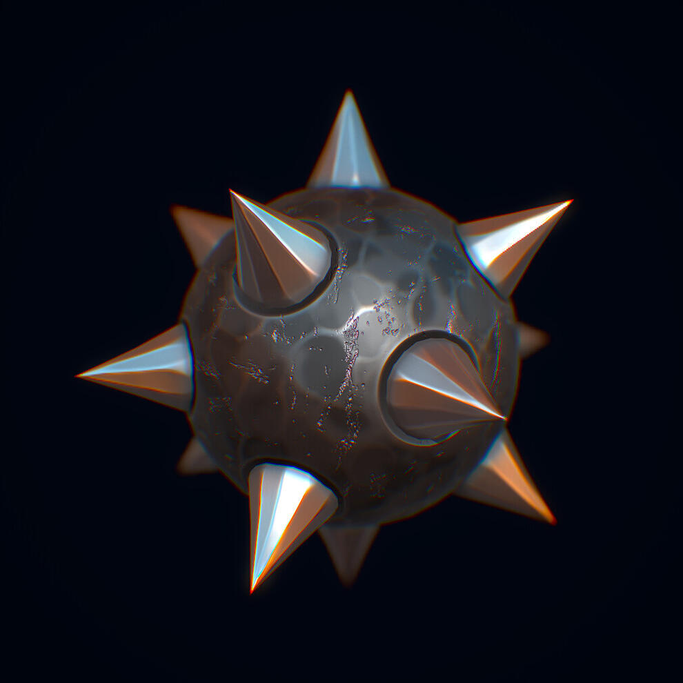 Stylized Spike Ball Stylized Spike Ball