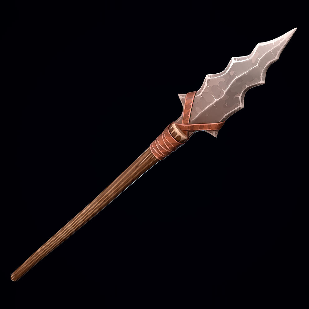 Stylized Stone Spear Stylized Stone Spear