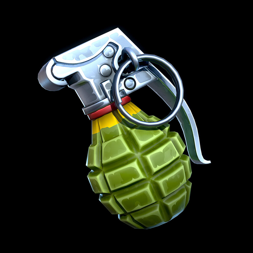 Stylized Frag Grenade Stylized Frag Grenade