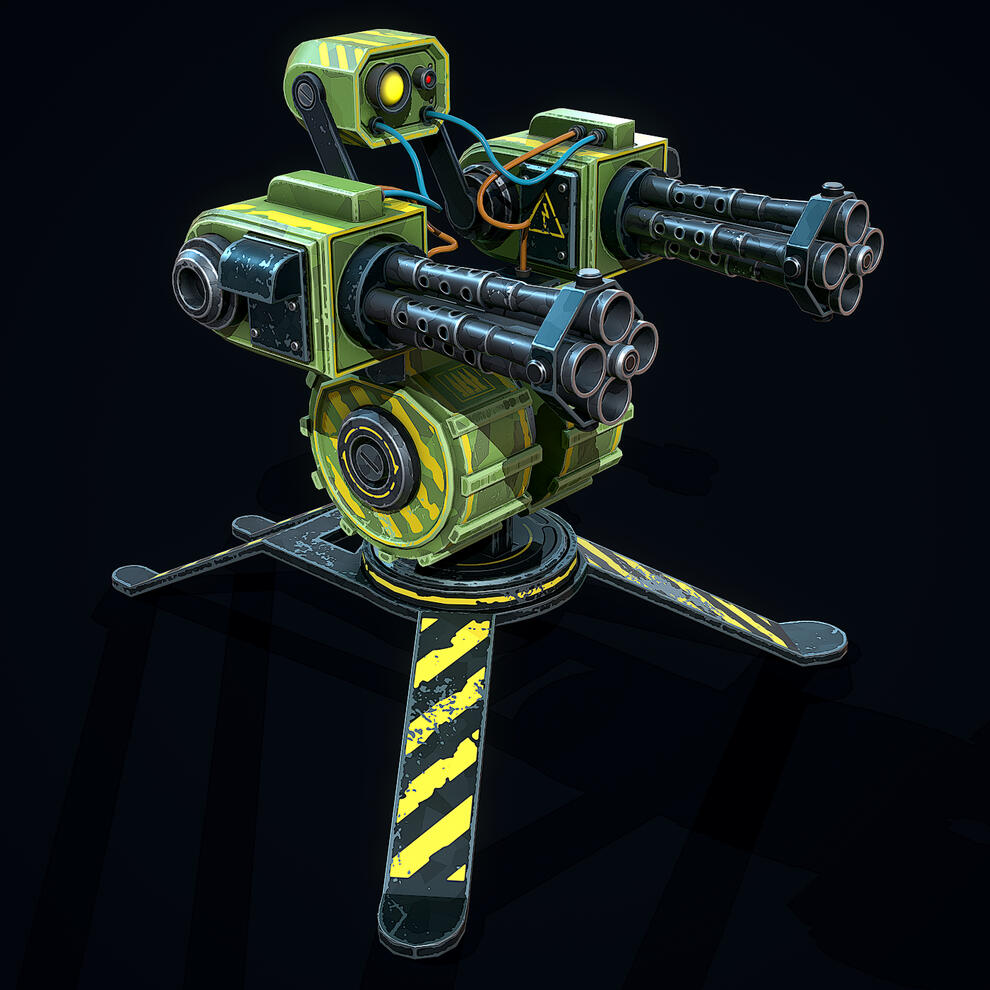 Stylized Automated Turret Stylized Automated Turret
