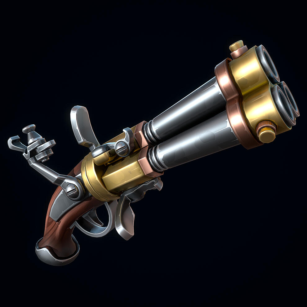 Stylized Flintlock Pistol
