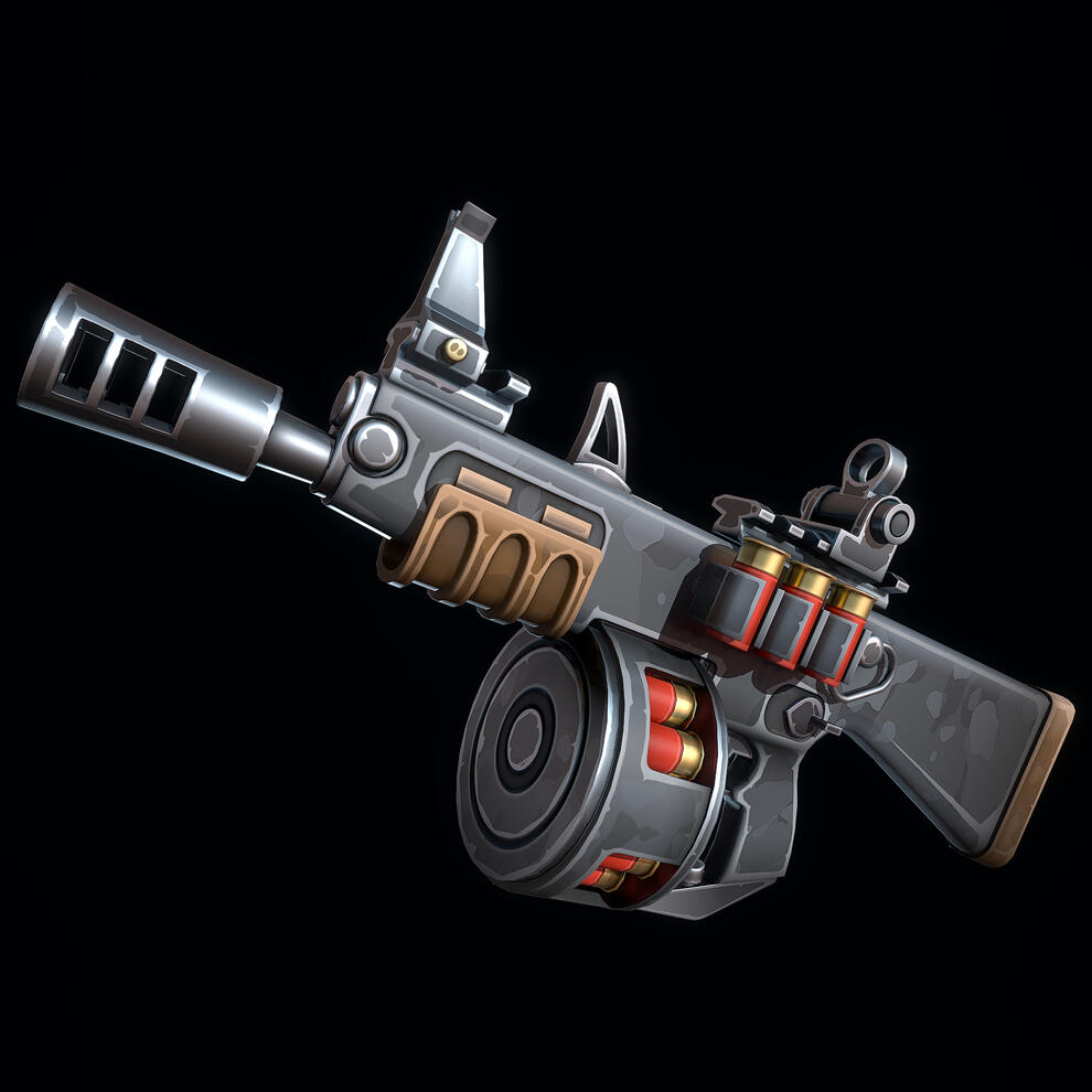 Stylized Automatic Shotgun