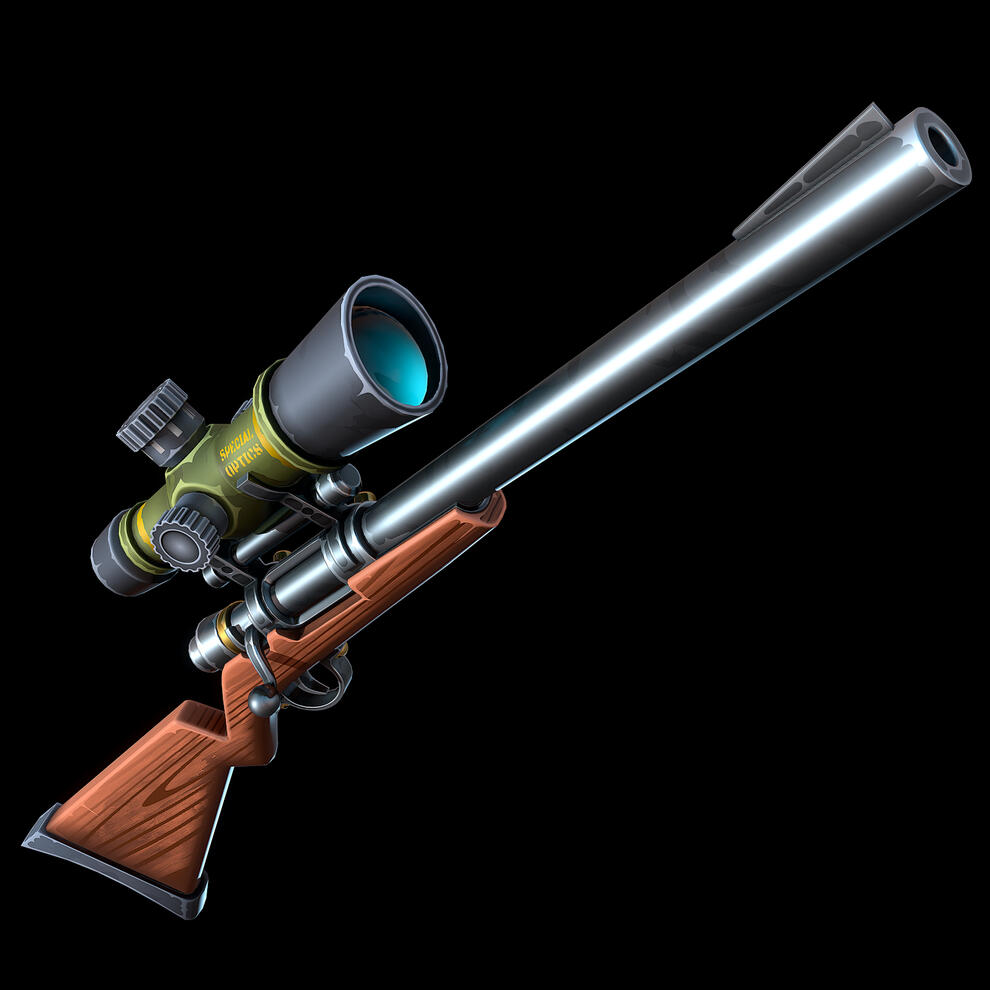 Stylized Sniper Rifle