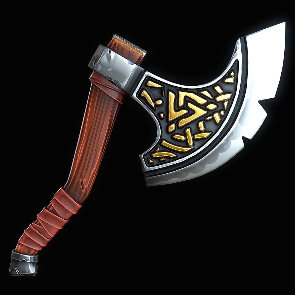 Stylized Axe Preview