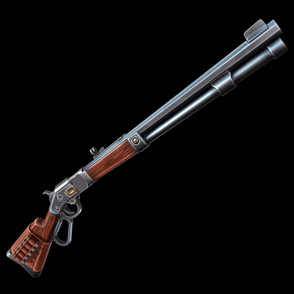 Stylized Lever-Action Rifle