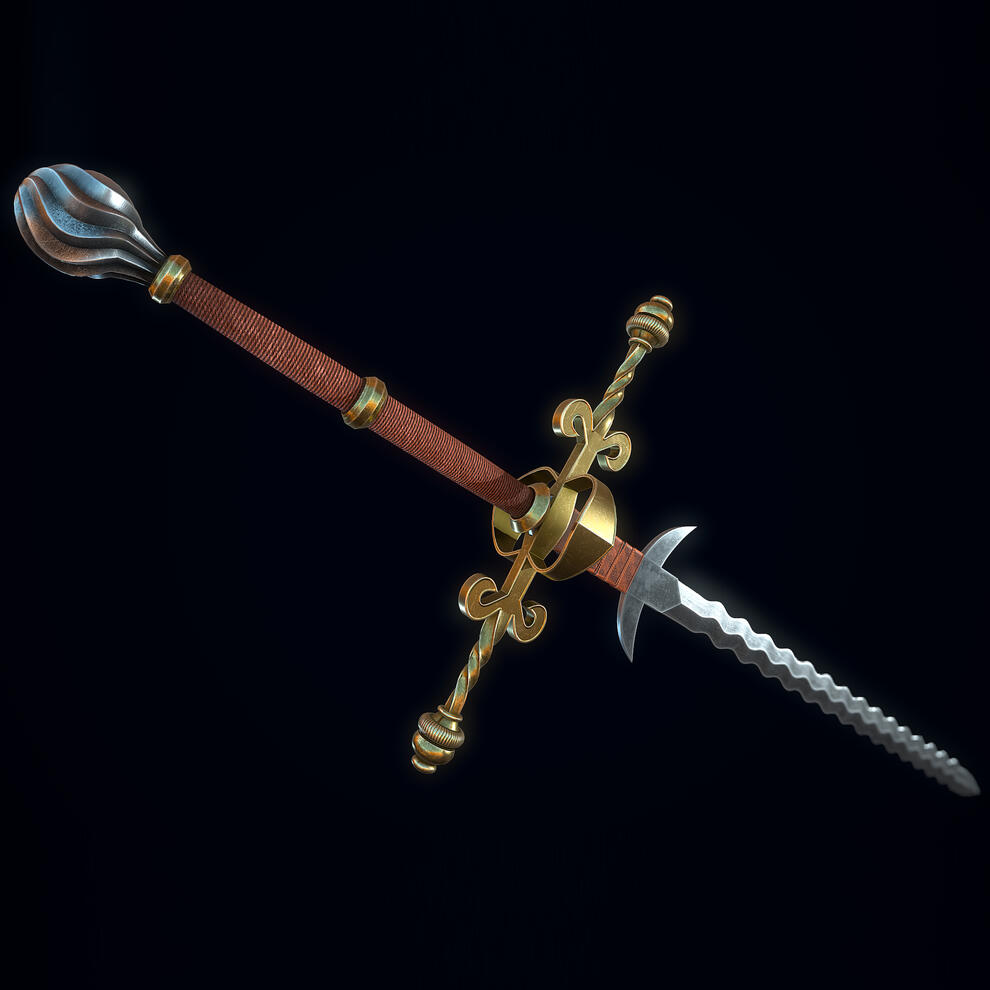 Two-handed Flamberge