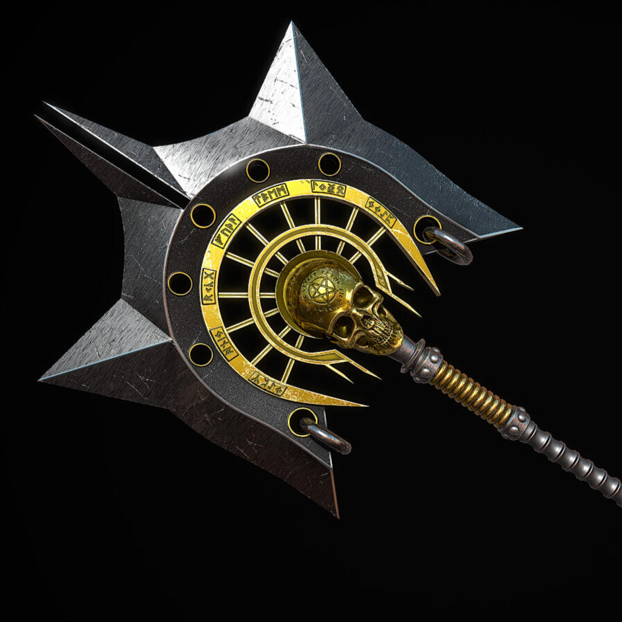 Cursed Battle Axe Cursed Battle Axe