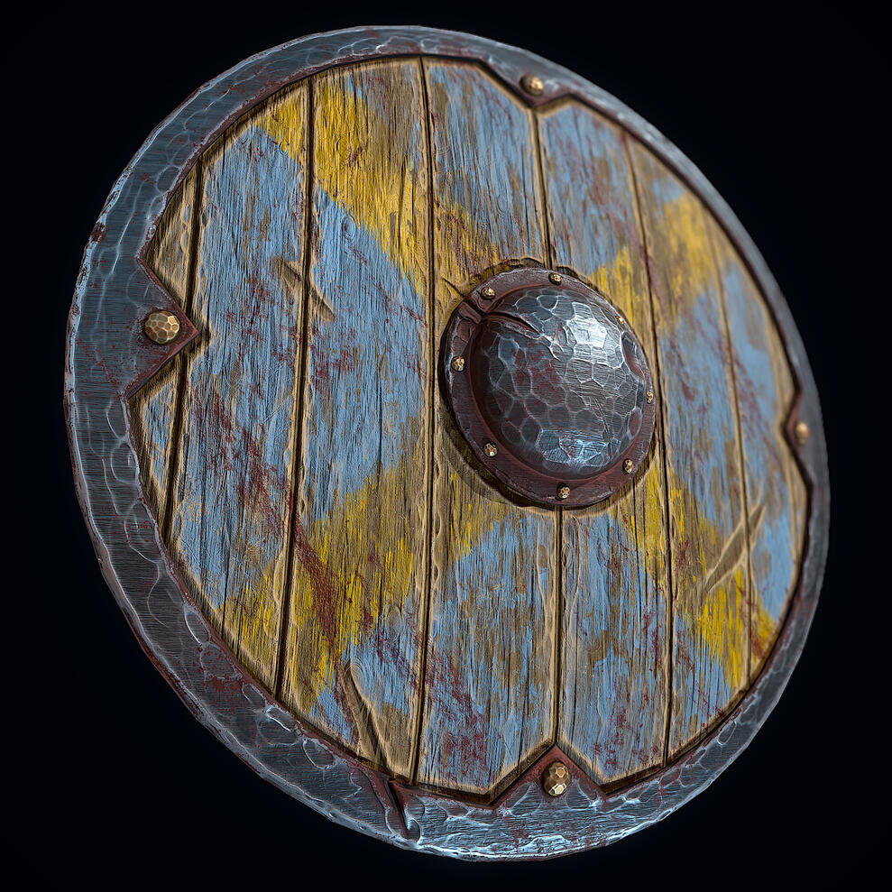 Medieval Round Shield Medieval Round Shield