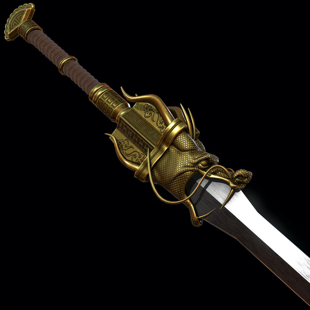 Golden Dragon Sword